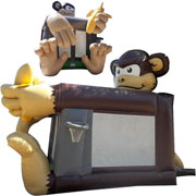 monkey inflatable bouncer